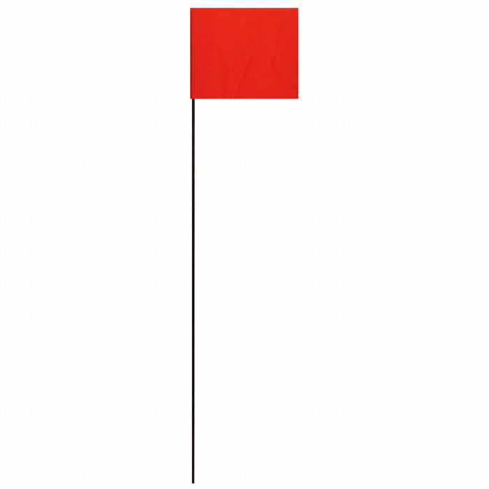 Marking Flag Red Vinyl 21 in H PK25