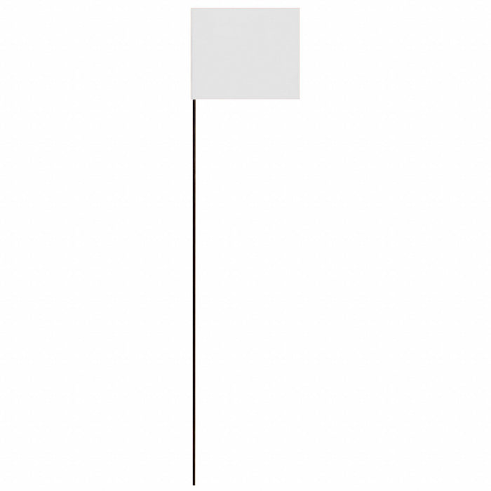 Marking Flag White Solid Pattern PK25