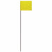 MarkingFlag Yellow Vinyl 21inH PK25