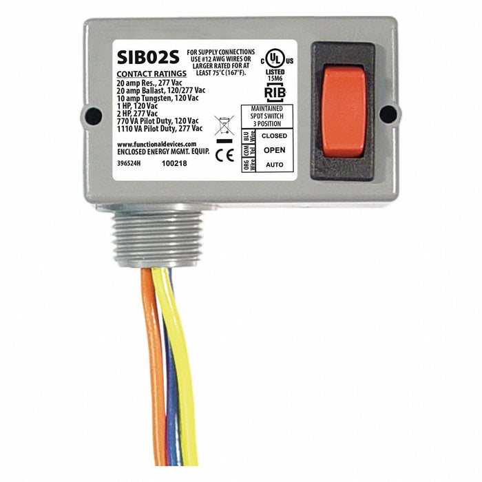 PrewiredRockerSwitch NoLens/Lamp Red Off
