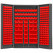 K4896 Bin Cabinet 84 x48 x24 Gray 192RedBns