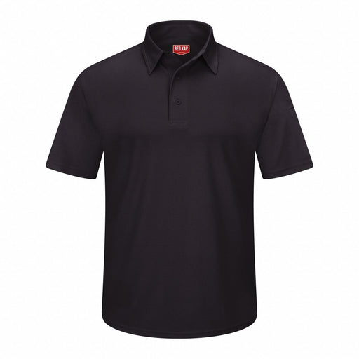 J2888 Short Sleeve Polo Sz 3XL Black Polyester