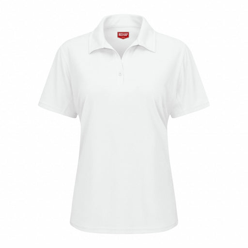 J2890 Short Sleeve Polo Wmn XS White Polyester