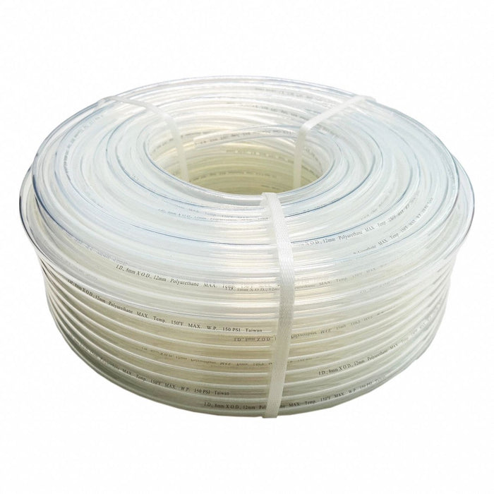 Tubing 8mm ID x 12mm OD 250 Ft Natural