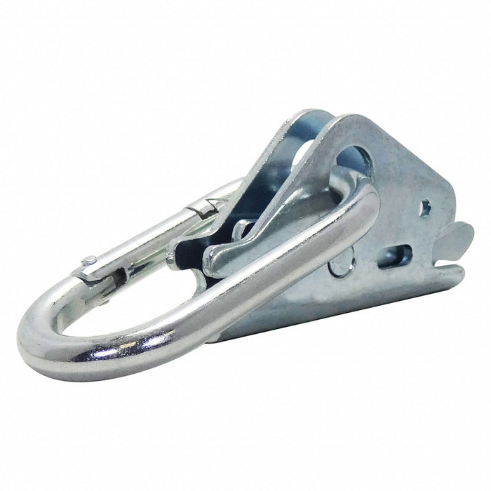 E-Fitting with Carabiner 1 1/2 W 400 lb