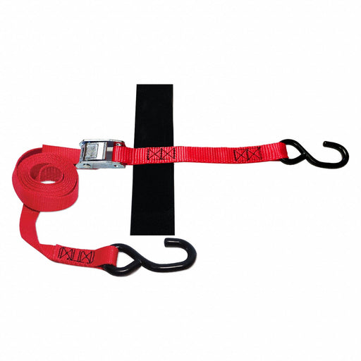Tie Down Strap S-Hook Red