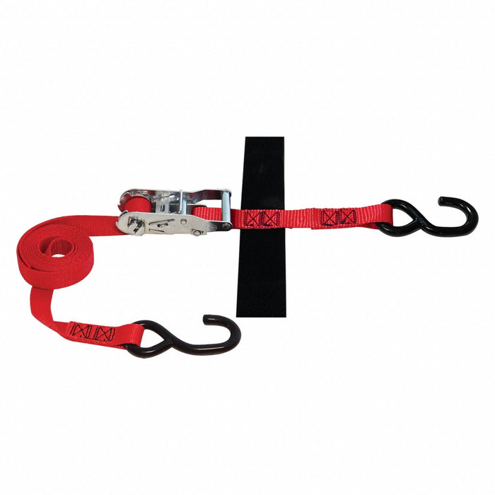 Tie Down Strap S-Hook Red