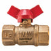 Manual 2-Way Ball Valve NPT Forged Brass