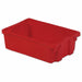Stk and Nest Ctr Red Solid Polyethylene
