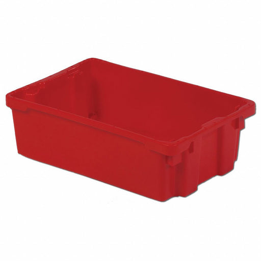 Stacking NestingTote 20.125inL 13inW Red