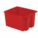 StackingandNestingTote 21inL 17inW Red
