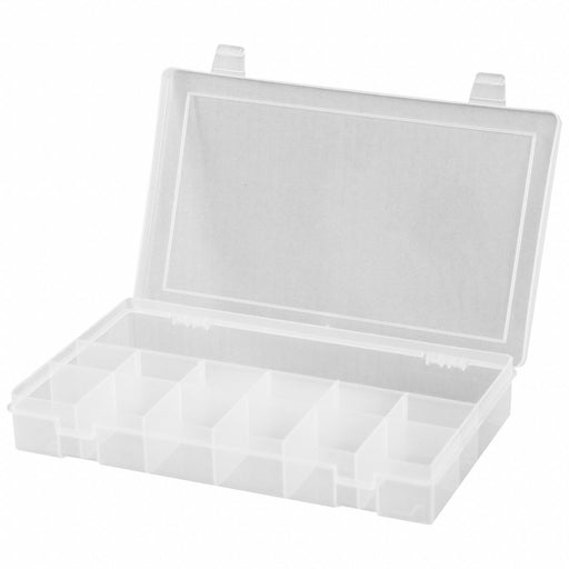 K4966 CompartmentBox 10.875inW 6.75inL Clear