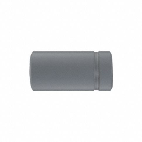 Plastic Pipe Nipple 1 1/2 in Sz Gray