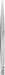 Tweezers SS 5 1/2 L Straight Point