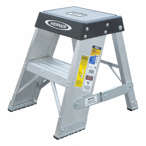 Step Stand 24 In H 375 lb Aluminum