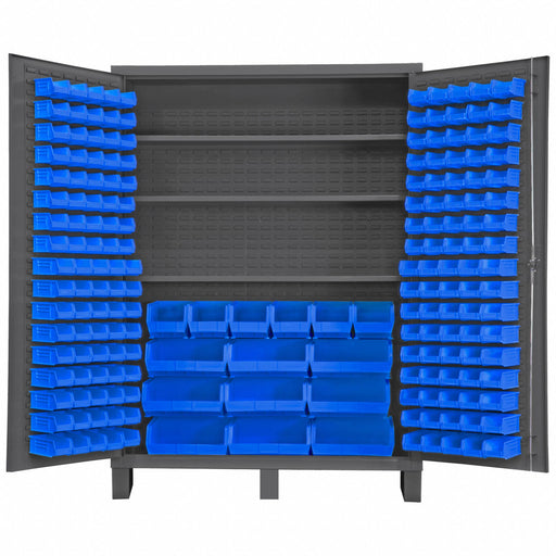 K4916 Bin Cabinet 84 x60 x24 Gray 185BlueBns