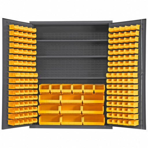 Bin Cabinet 78 x60 x24 Gray 185YlwBns