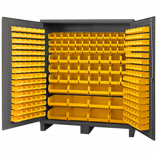 Bin Cabinet 84 x72 x24 Gray 264YlwBns