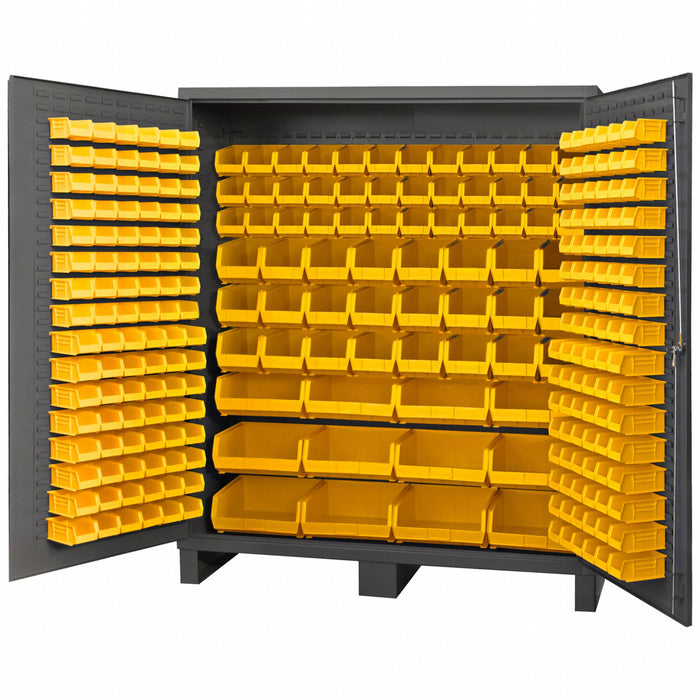 Bin Cabinet 84 x72 x24 Gray 264YlwBns