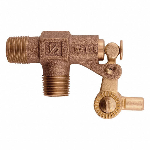 Float Valve 1/2 In Bronze Pipe Mount
