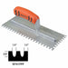 Trowel 11inL 4 1/2inW Carbon Steel