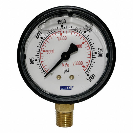 Pressure Gauge 2-1/2 Dial Size Bottom
