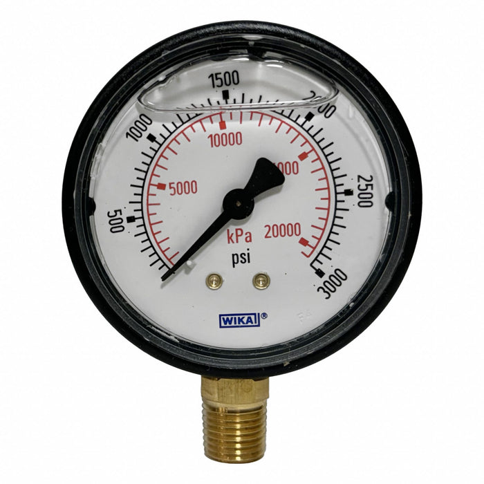 Pressure Gauge 2-1/2 Dial Size Bottom