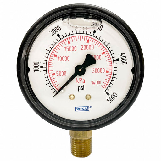 Pressure Gauge 2-1/2 Dial Size Bottom