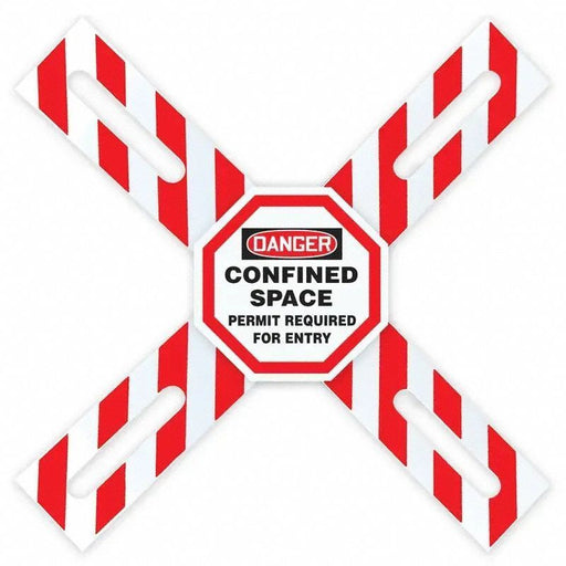 Confined Space Entry Barrier 42x42in PC