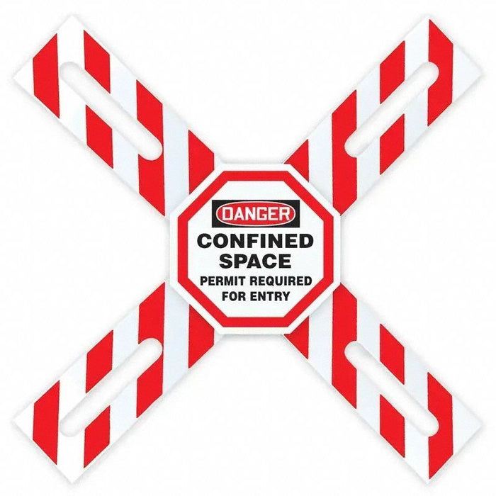 Confined Space Entry Barrier 42x42in PC