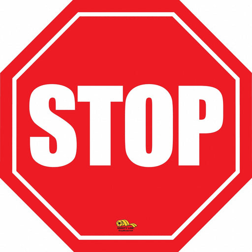 Sign Floor 24 Inch STOP PK5