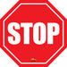 Sign Floor 24 Inch STOP PK5