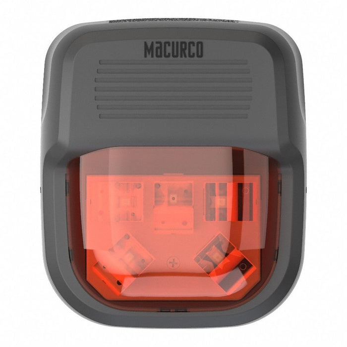 Gas Detector Strobe Light Gray/Red