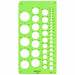 Stencil/Drawing Template Circle Arrw PVC