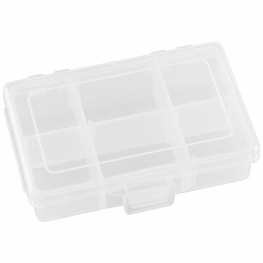 CompartmentBox 4.625inW 3.375inL Clear