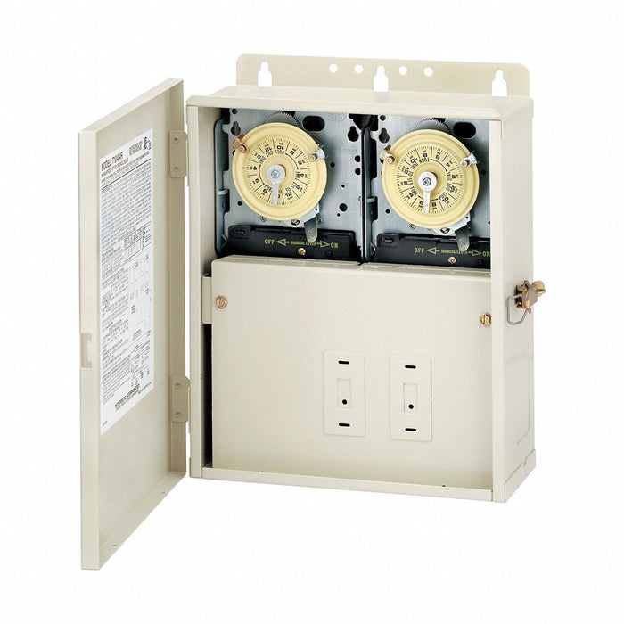 ElectromechanicalTimer 24hr Beige Metal