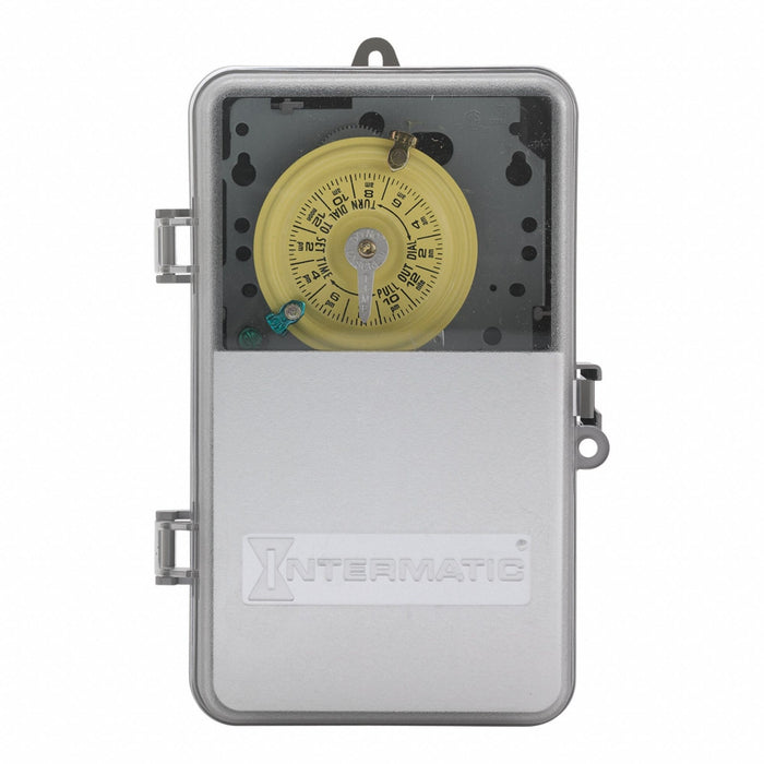 ElectromechanicalTimer 24hr Gray Plastic