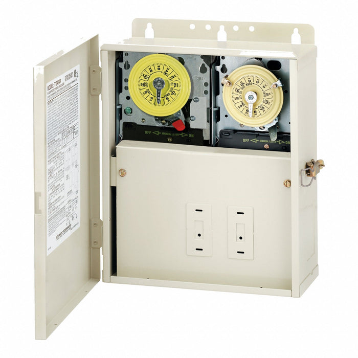 ElectromechanicalTimer 24hr Beige Metal
