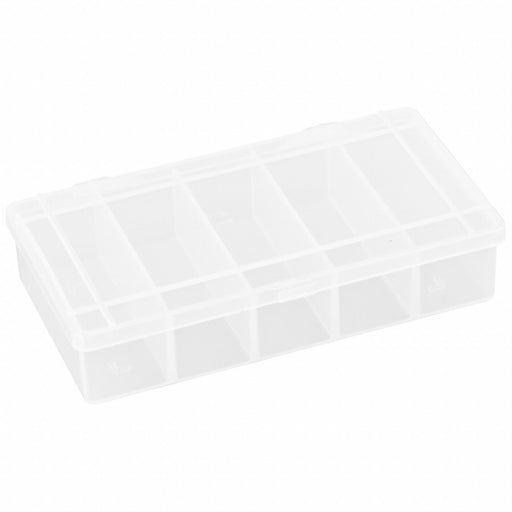 CompartmentBox 5.875inW 3.5inL Clear