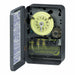 Electromechanical Timer 24 hr Gray Metal