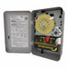 Electromechanical Timer 24 hr Gray Metal