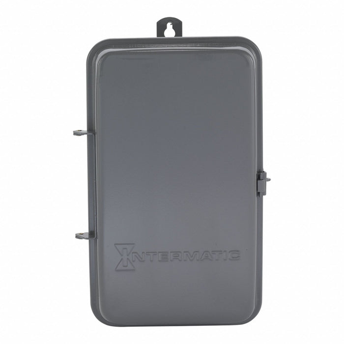 Electromechanical Timer 24 hr Gray Metal