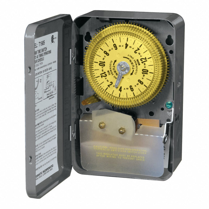 Electromechanical Timer 24 hr SPDT Metal