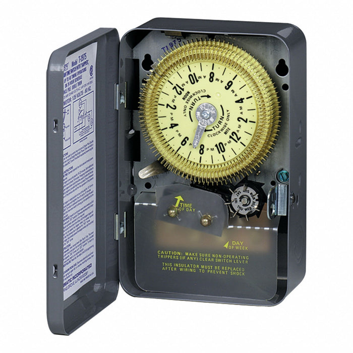 Electromechanical Timer 24 hr SPDT Metal