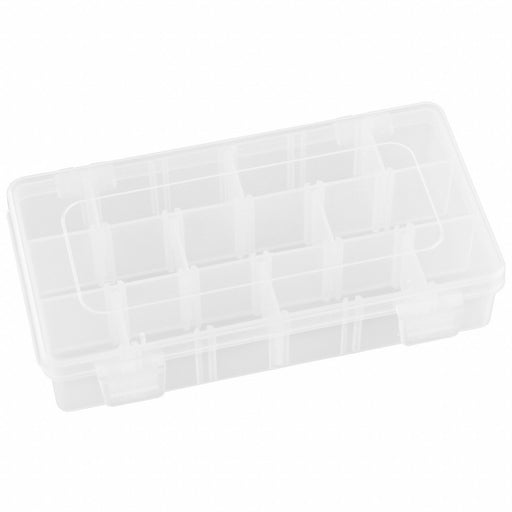 CompartmentBox 7inW 4.125inL Clear
