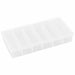 K4964 CompartmentBox 8.25inW 4.375inL Clear