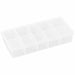 Compartment Box 7 in W 3.5 in L Clear