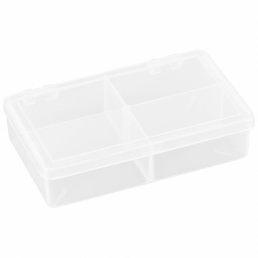 K4961 CompartmentBox 4.625inW 2.625inL Clear