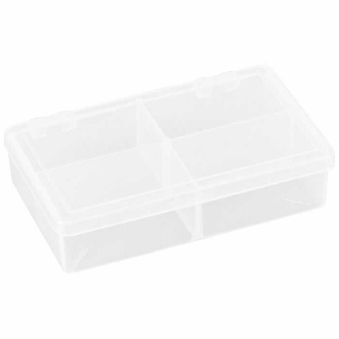K4961 CompartmentBox 4.625inW 2.625inL Clear
