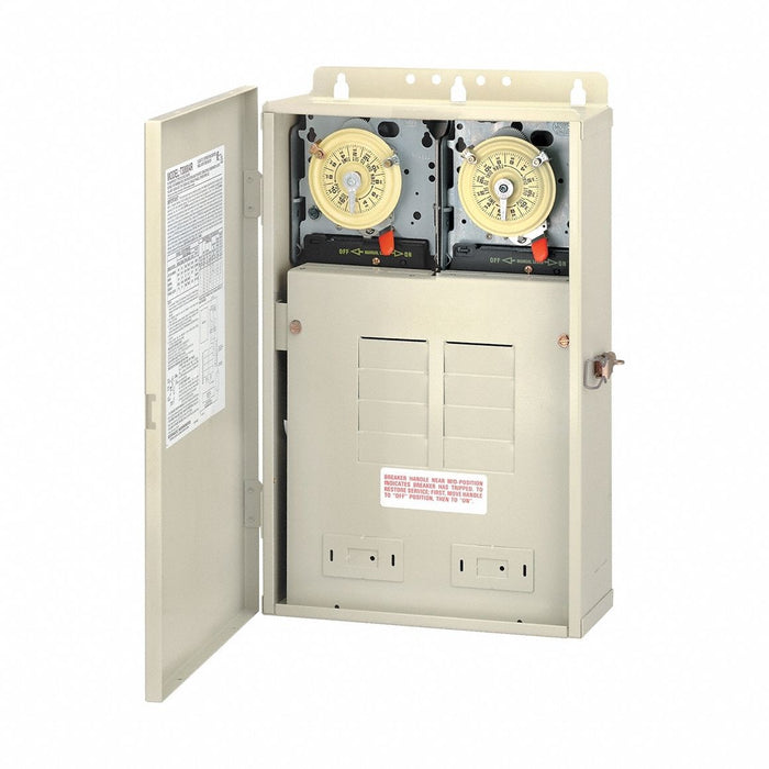 ElectromechanicalTimer 24hr Beige Metal